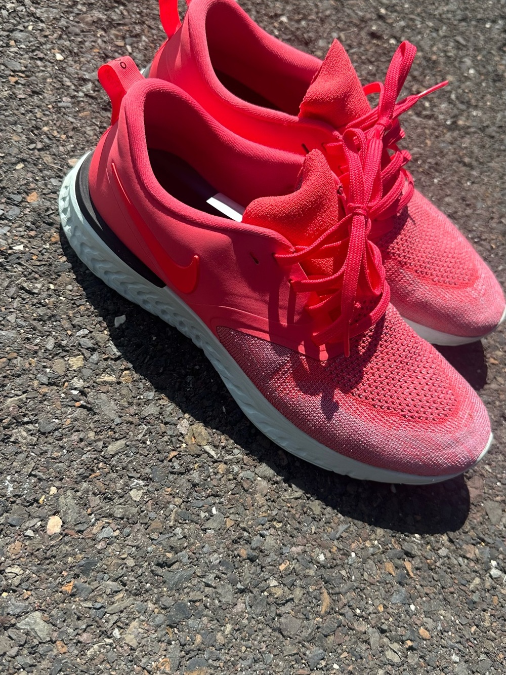 Nike Women's Coral Pink Knit Running Sneakers